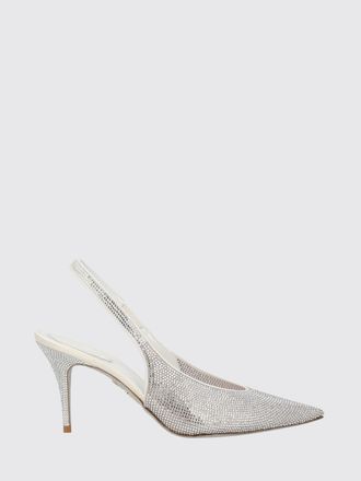 Rene Caovilla Jinny High-Heeled Slingbacks with Applied Crystals