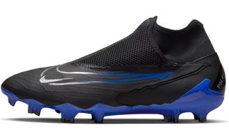 Nike Nike Mens Phantom Football Shoe, Black/Chrome-Hyper Royal, 9.5 UK