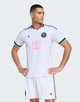 adidas Inter miami cf 2026 terza maglia autentica Messi bianca-Bianco