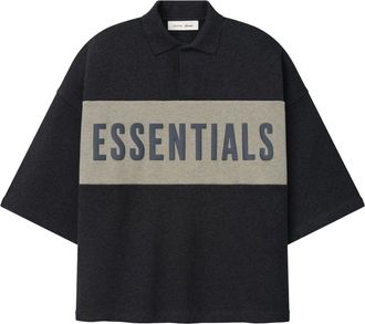 Fear of God Cropped Panelled Polo Iron Grey Heather Seal Heather RW00284-0120