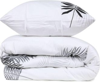 OEM Funda N&oacute;rdica, Funda N&oacute;rdica, Ropa De Cama Set Gris Blanco