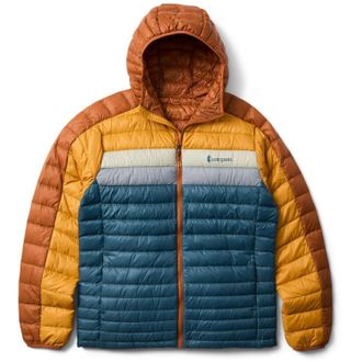Cotopaxi Mens Fuego Hooded Down Jacket Orange XXL