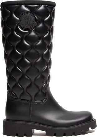 Moncler Schoenen, Dames, Zwart, 35 EU, Kickstream Regenlaarzen