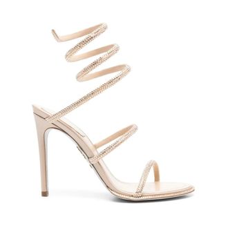 Rene Caovilla High Heel Sandals, female, Beige, Size: 7 1/2 US Cleo Sandal