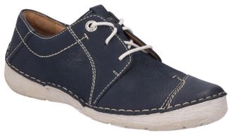 Josef Seibel Schn&uuml;rschuh JOSEF SEIBEL Fergey 20, Damen, Gr. 37, blau (dunkelblau), Leder, Schuhe Schn&uuml;rschuh, Freizeitschuh, Halbschuh, Schn&uuml;rschuh mit Lederfutter