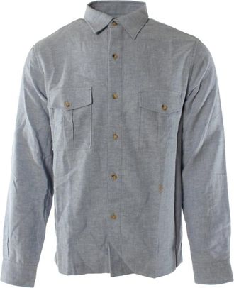 Jacob Cohen Casual Overhemden - Heren - Casual Overhemden - Blauw - M - Katoen - Overhemden