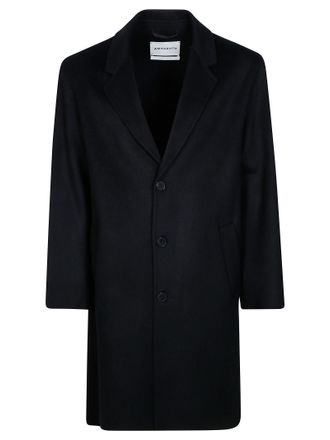 Amaranto Oversized Minimalist Double-Breasted Overcoat