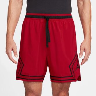 Nike Jordan Mens Dri-FIT Sport Woven Diamond Shorts - Gym Red/Black Size 3XL
