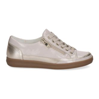Caprice Sneakers - Dames - Sneakers - Beige - 38 1/2 EU - Leer - Schoenen