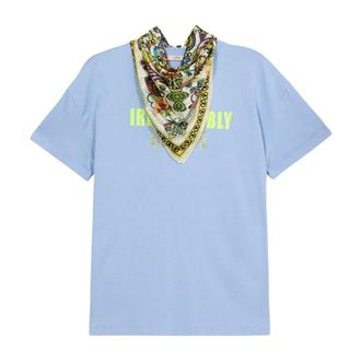 Oltre Mujer, Camisetas, Azul, Talla: M