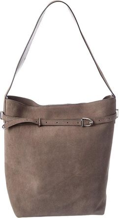 Madewell Suede Belted Essentials Bucket Tote