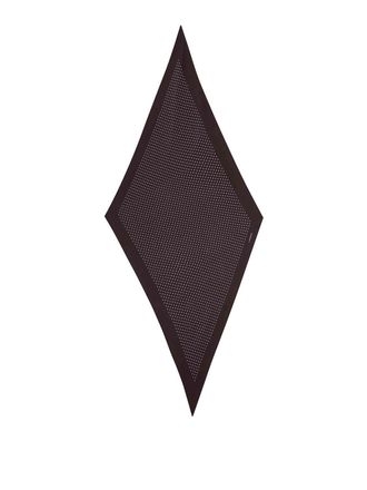 Lardini Rhombus Scarf With Micro Dots