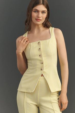 Maeve Structured Longline Vest Top
