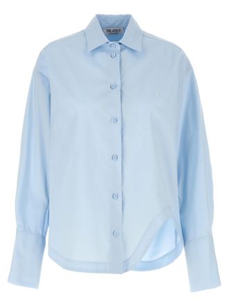 The Attico Blue Cotton Womens Blouse