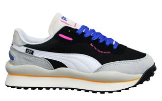 Puma Style Rider Play On Zwart Grijs Laag Casual Trainers - Heren