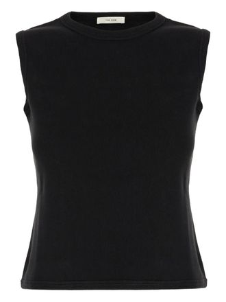 The Row ribbed sleeveless top - women - Cotton - M - Black