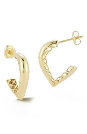 Glaze Jewelry Dagger Hoop Earrings in Gold at Nordstrom Rack