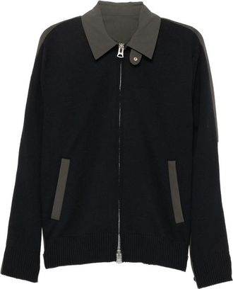 sacai Weathercloth X Knit Blouson
