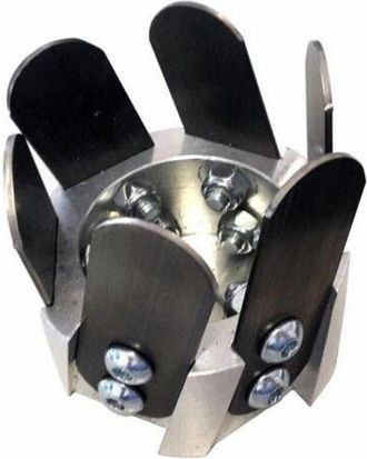 AMA Cabezal Desbrozadora zappetta. Perfecto Para Desherbar Y Mover La Tierra Alrededor De Plantas Y Vegetales. - 90473