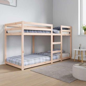 vidaXL Litera De Madera Maciza De Pino 80x200 Cm Vidaxl