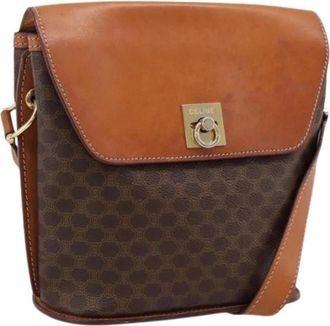 Celine Pre-owned Vintage Schoudertas - Dames - Vintage Schoudertas - Bruin - ONE Size - Leer - Vintage