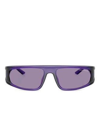 A|X Armani Exchange geometric-frame sunglasses - Purple