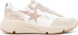 Golden Goose Running Sole Leather Low Top Sneakers - Dames - Sneakers - Wit - 41 EU - Schoenen