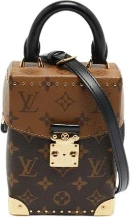 Louis Vuitton Pre-owned Canvas Mini Bag - Dames - Vintage Mini Tas - Bruin - ONE Size - Vintage