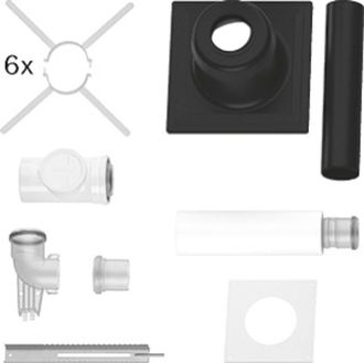 Bosch Accesorio De Escape Fc-set80-c93x (trasero Kit B&aacute;sico C93x, D:80/125mm, 7738112740