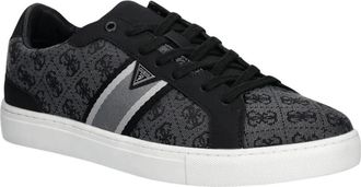 Guess Todi II Sneakers - Heren - Sneakers - Zwart - 40 EU - Leer - Schoenen
