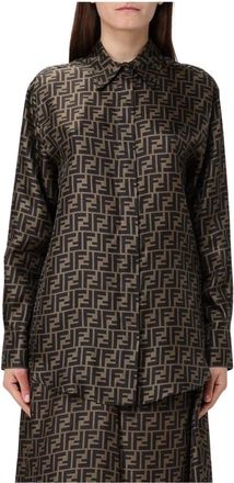 Fendi Mujer, Blusas y Camisas, Marr&oacute;n, Talla: M