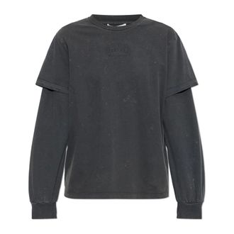 Ganni Dames, Tops, Grijs, Maat: S Jersey