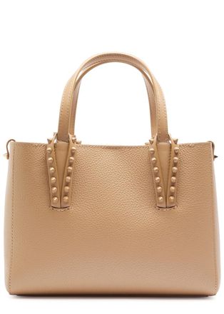 Christian Louboutin Cabata Small Leather Tote - Sand - One Size