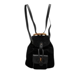 Gucci Pre-owned Zaino in Bamboo - - Pre-owned - Donna - Nero - ONE SIZE
