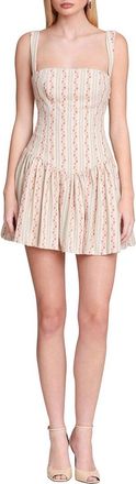 Avec Les Filles Flounce Skirt Romper Mini Dress