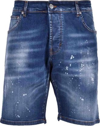 Takeshy Kurosawa Denim Bermuda Shorts - Blue