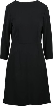 Aspesi Fluid Midi Dress With Practical Zip Closure And Side Pockets