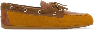 Miu Miu Brown Logo Loafers