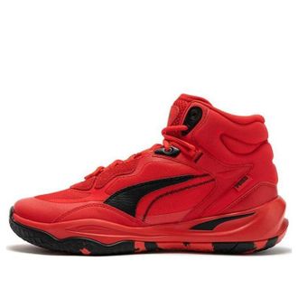 Puma Playmaker Pro Mid Red Black 377902-05