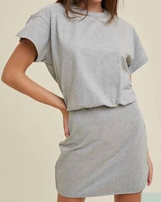 Wishlist Rally Dress In Grey