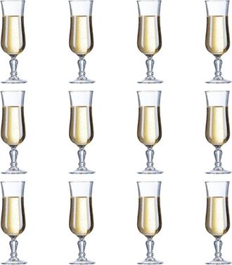 Arcoroc Juego de 12 copas flauta vidrio templado 15 cl