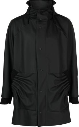 Craig Green Tube Pleat raincoat - men - Polyester/Polyurethane - S - Black