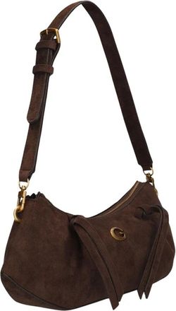 Guess Allegra Schoudertas - Dames - Schoudertassen - Bruin - ONE Size - Polyester - Tassen