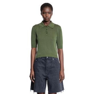 Saint Laurent Polo in Cotton Knit