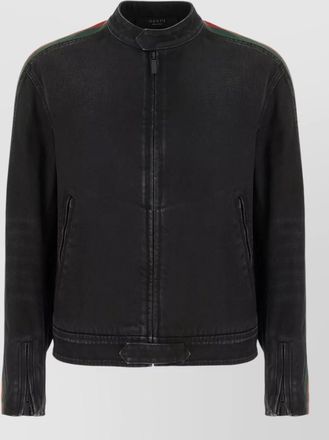 Gucci denim biker jacket