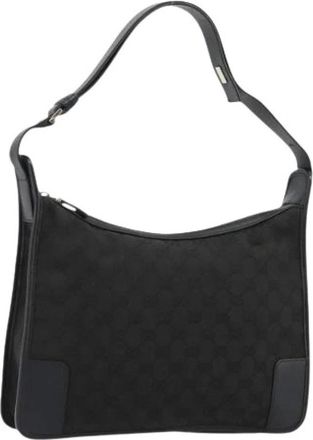 Gucci Pre-owned Shoulder Bags, female, Black, Size: ONE SIZE Pre-owned Vintage Shoulder Bag