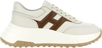 Hogan H669 Allacciato H - Dames - Sneakers - Wit - 35 EU - Leer - Schoenen