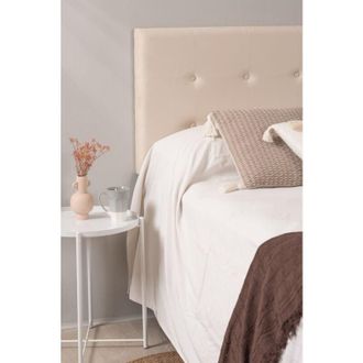 Regalos Miguel Muebles - Cabecero Buttons Terciopelo Para Camas De 105 Y 90 Cm - Beige