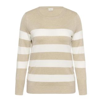 Kaffe Curve Truien - Dames - Truien - Beige - Maat: S