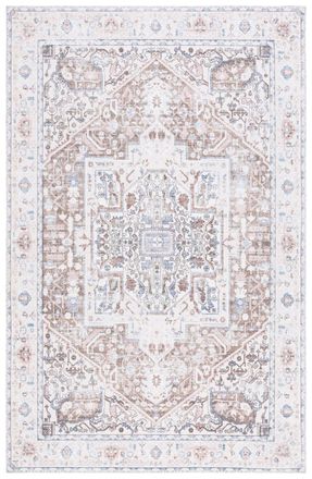 Safavieh Alfombra poli&eacute;ster taupe/beige 183 x 274 cm
